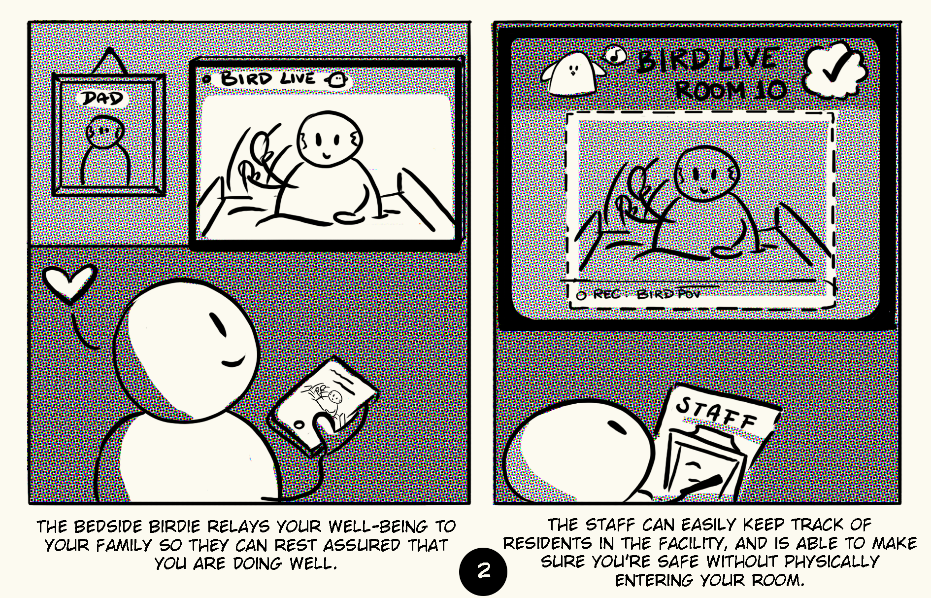 Birdie comic panel 3